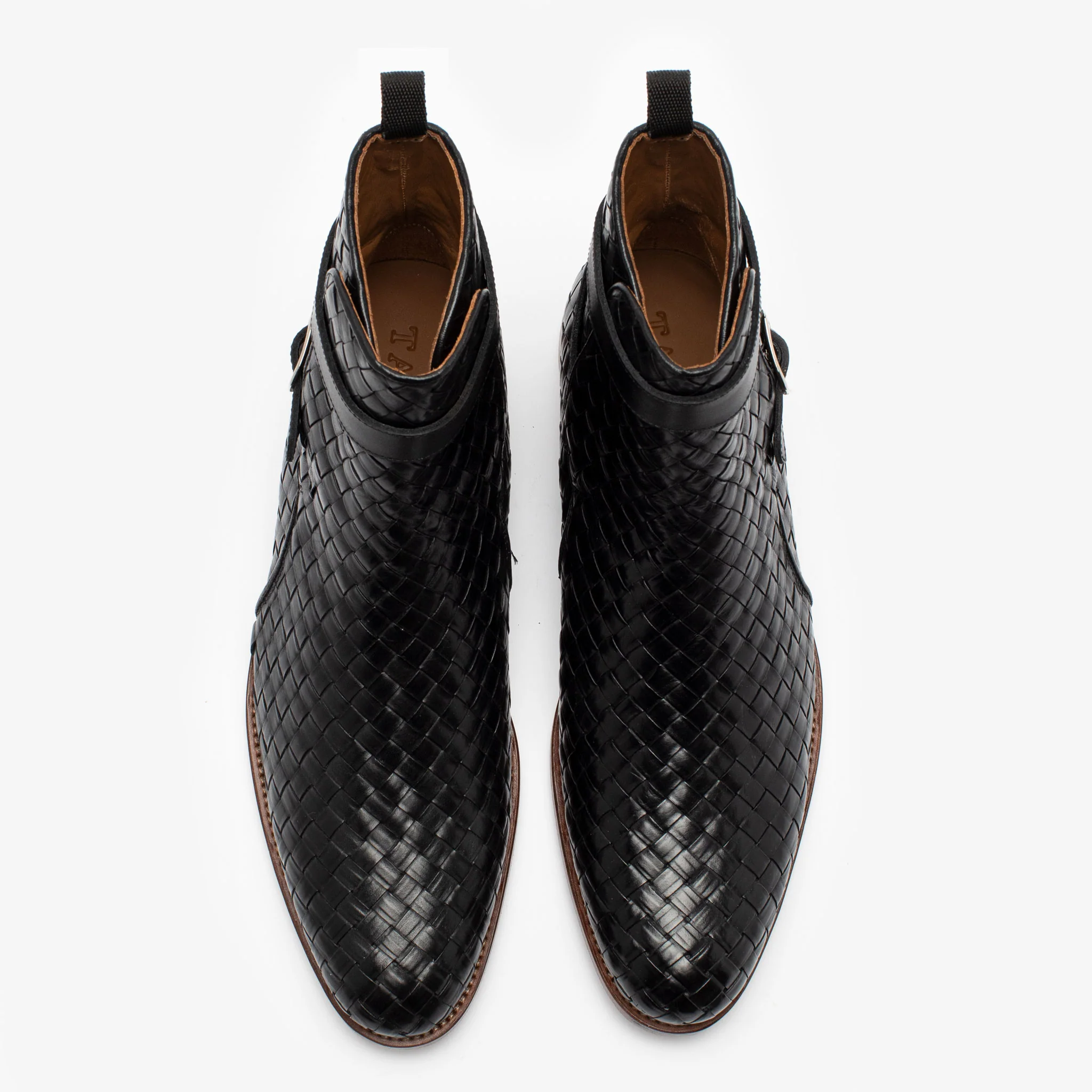 The Dylan Jodhpur Boot in Black Woven (Last Chance, Final Sale) - Image 3