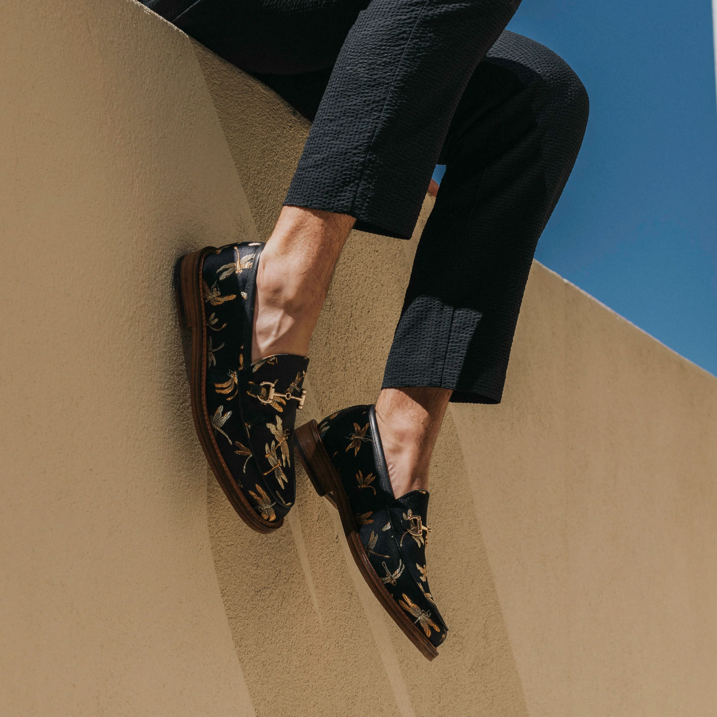 The Fitz Loafer in Black Dragonfly - Image 3