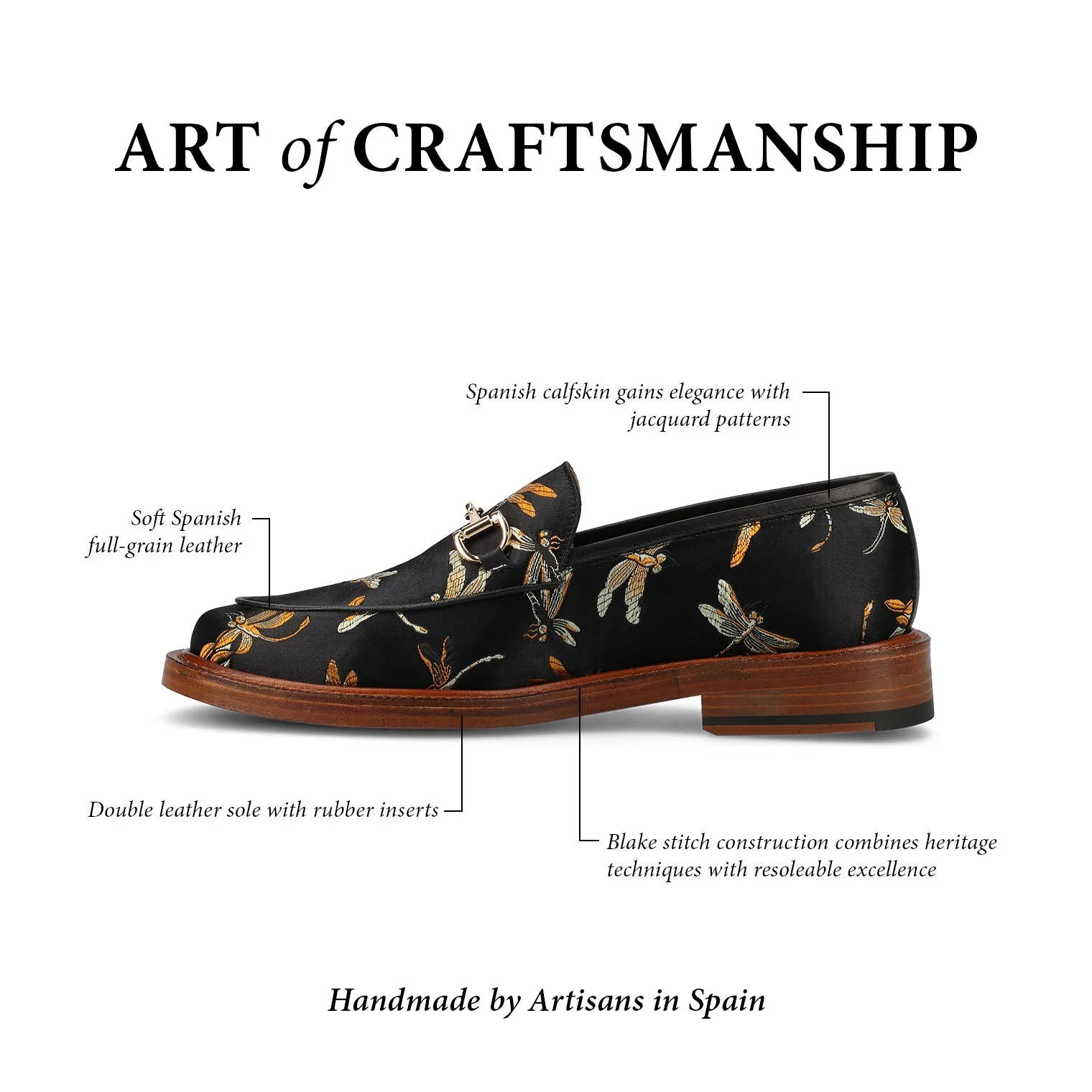 The Fitz Loafer in Black Dragonfly - Image 8