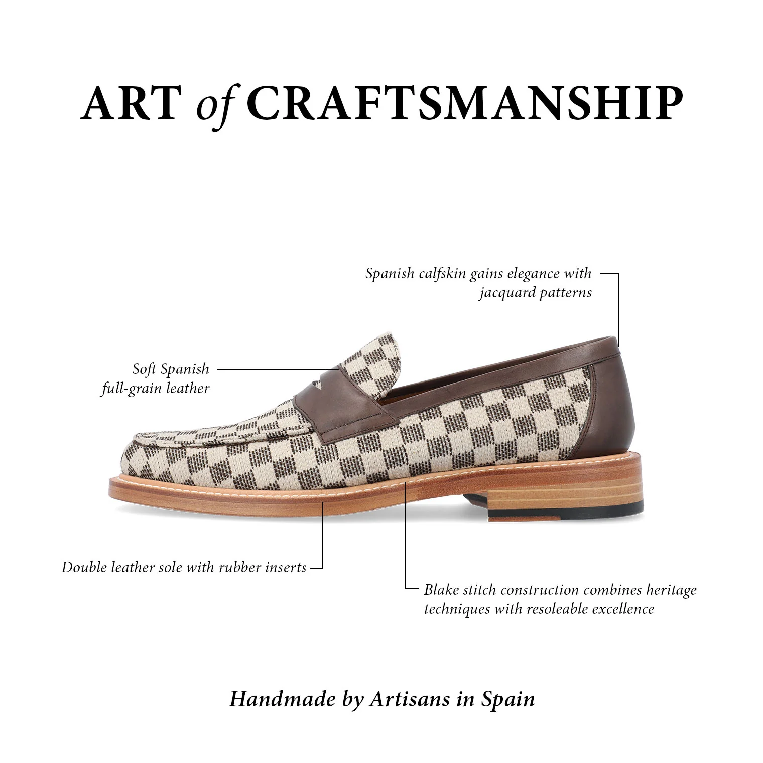The Fitz Loafer in Brown Check (Last Chance, Final Sale) - Image 6
