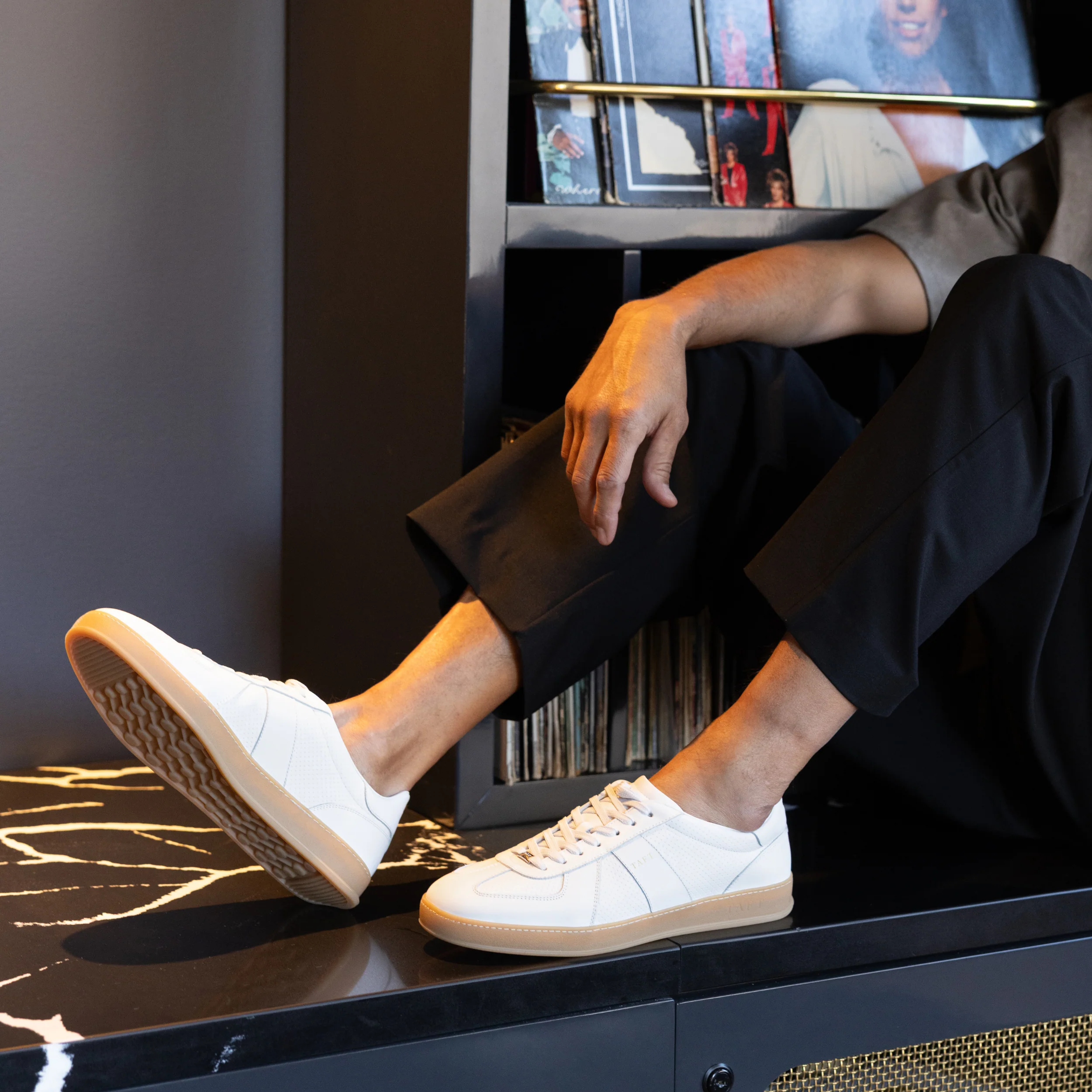 The Gatsby Sneaker in White - Image 3