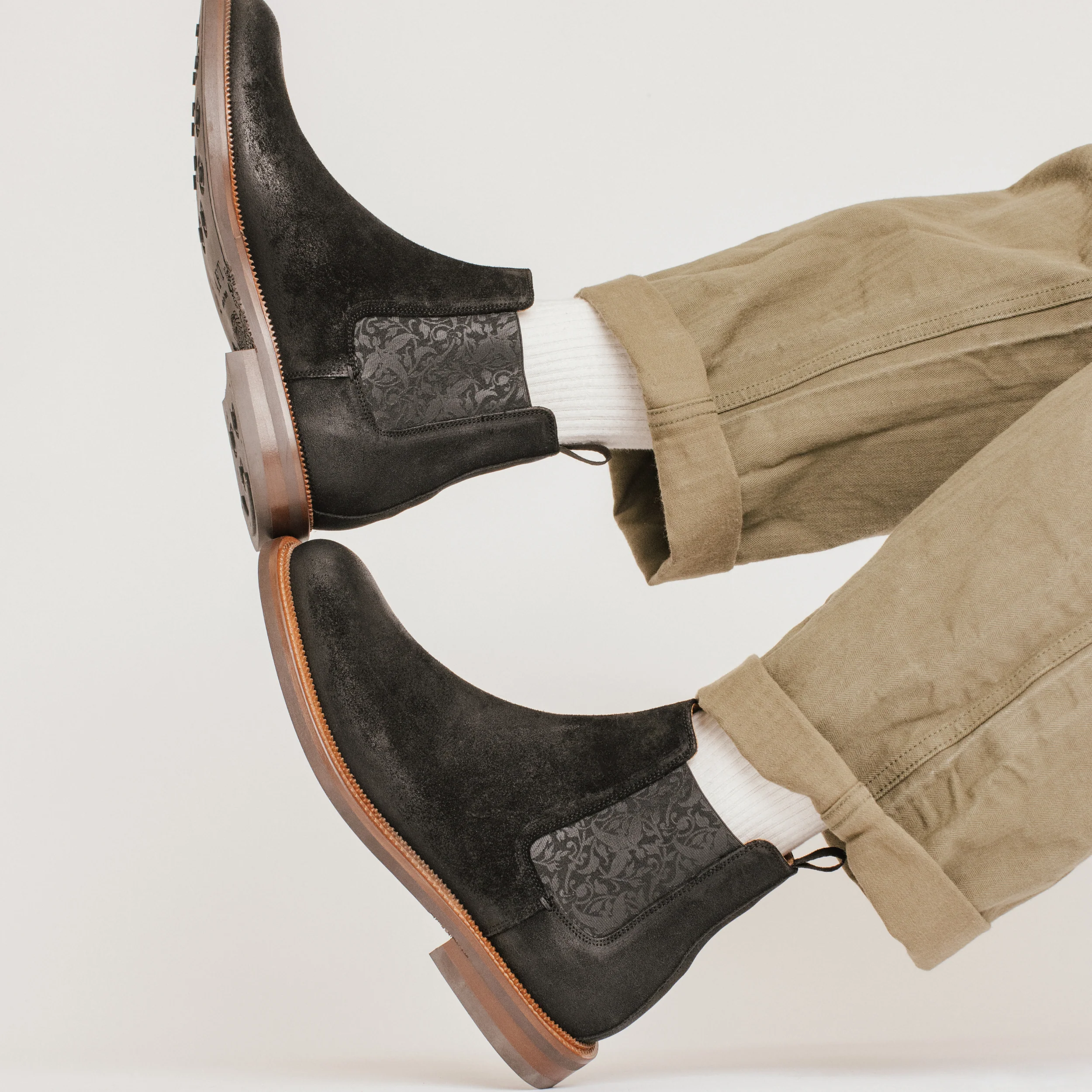 The Glen Boot in Black Suede - Image 2