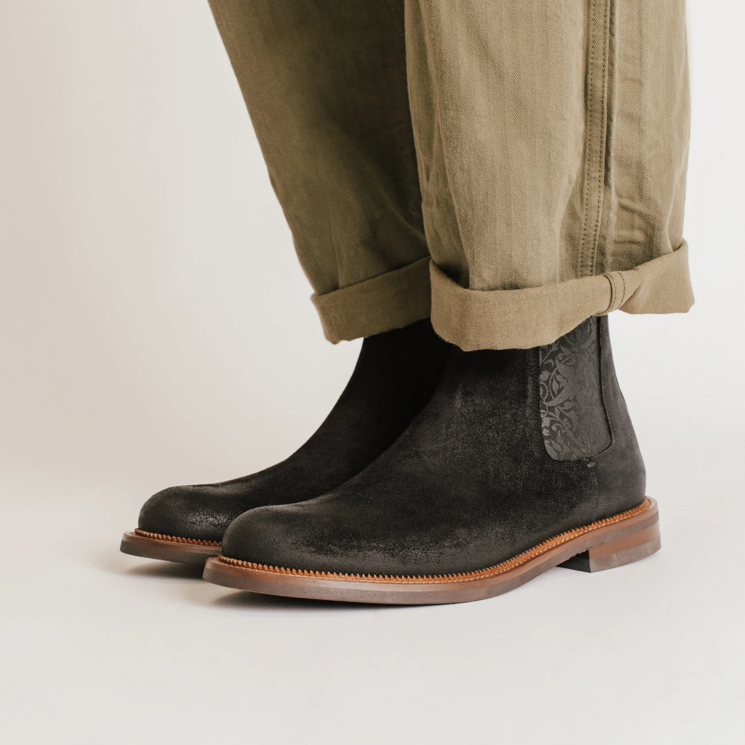 The Glen Boot in Black Suede - Image 3