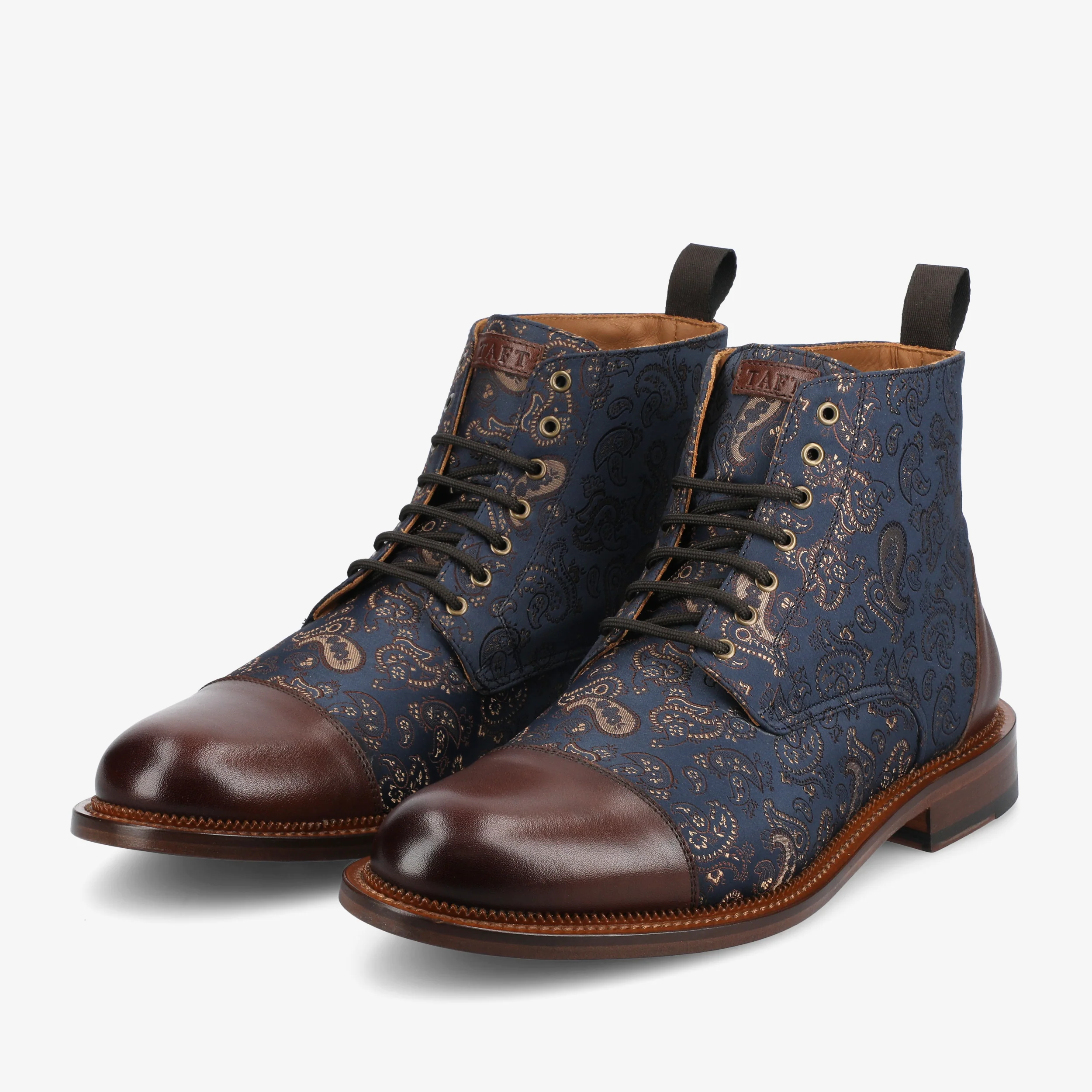 The Jack Dress Boot in Brown Paisley - Image 4