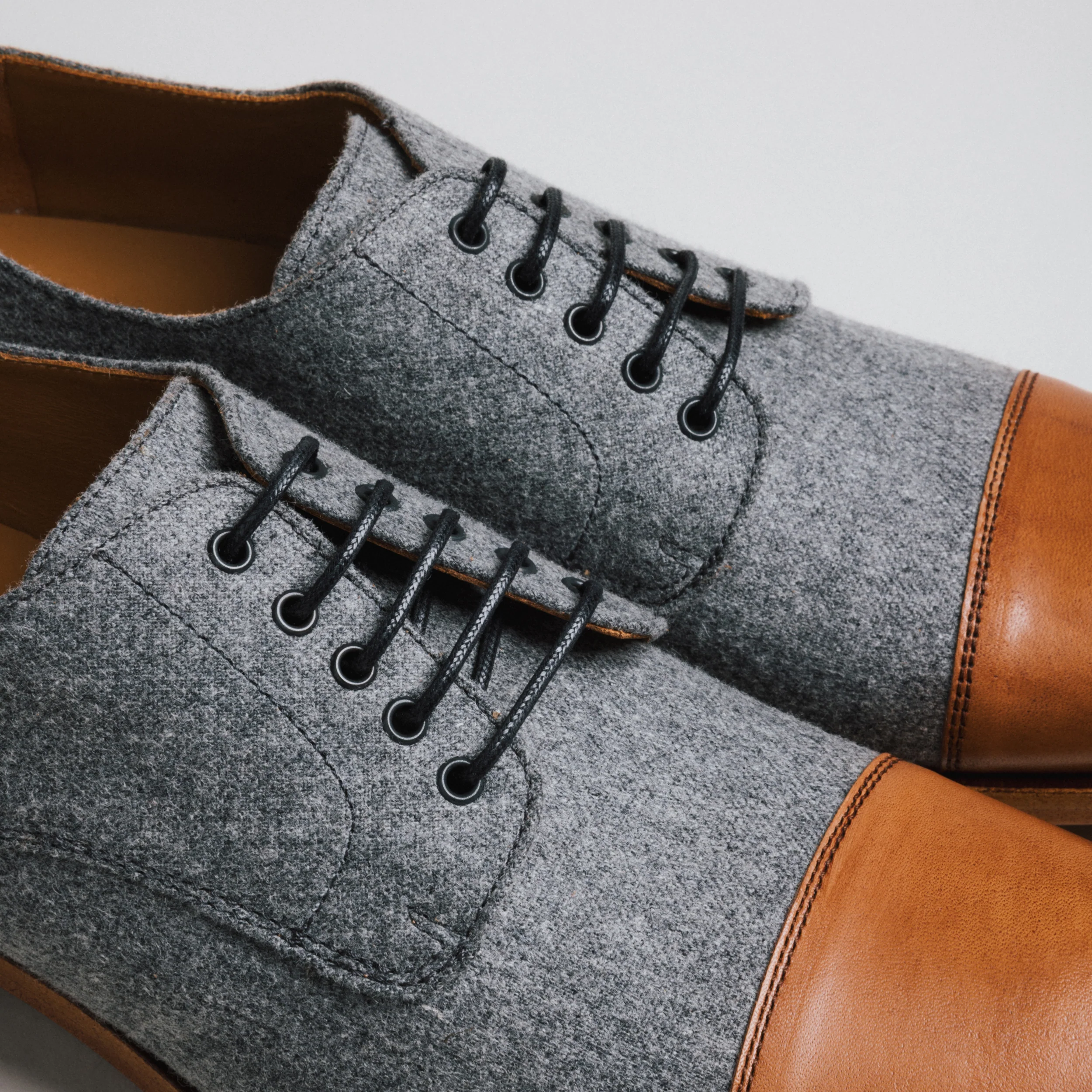 The Jack Shoe in Grey/Brown - Image 3