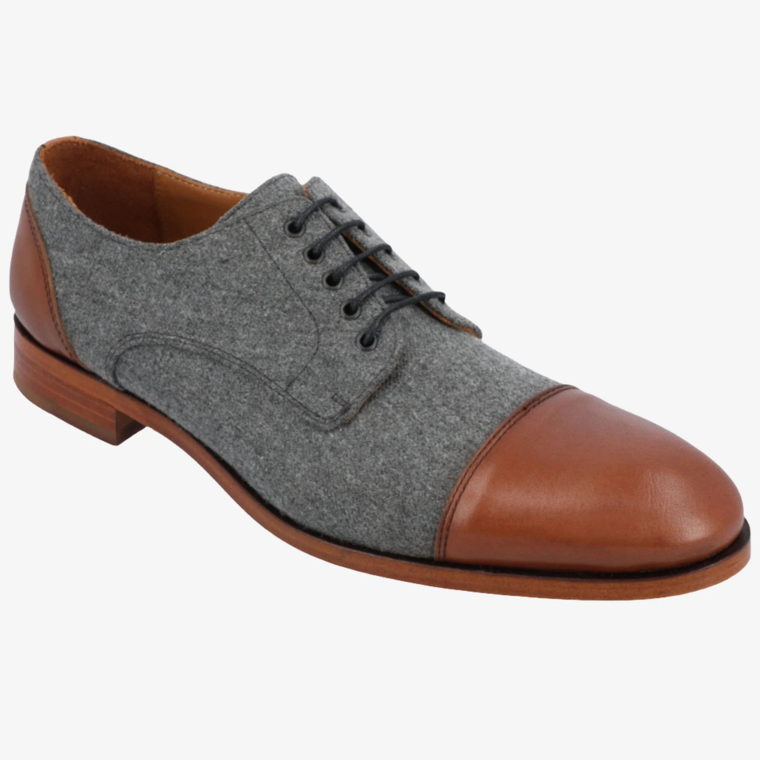 The Jack Shoe in Grey/Brown - Image 6