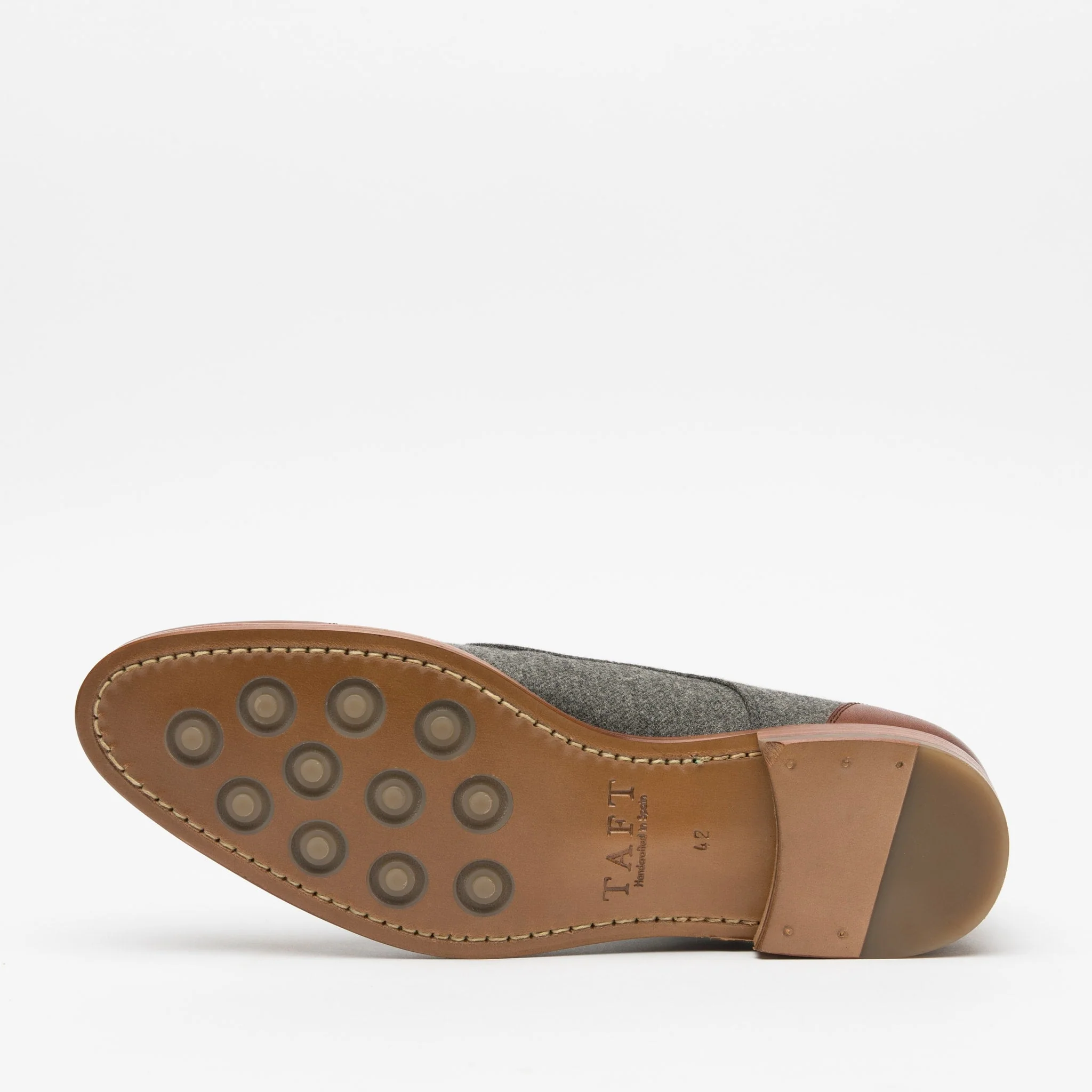 The Jack Shoe in Grey/Brown - Image 8