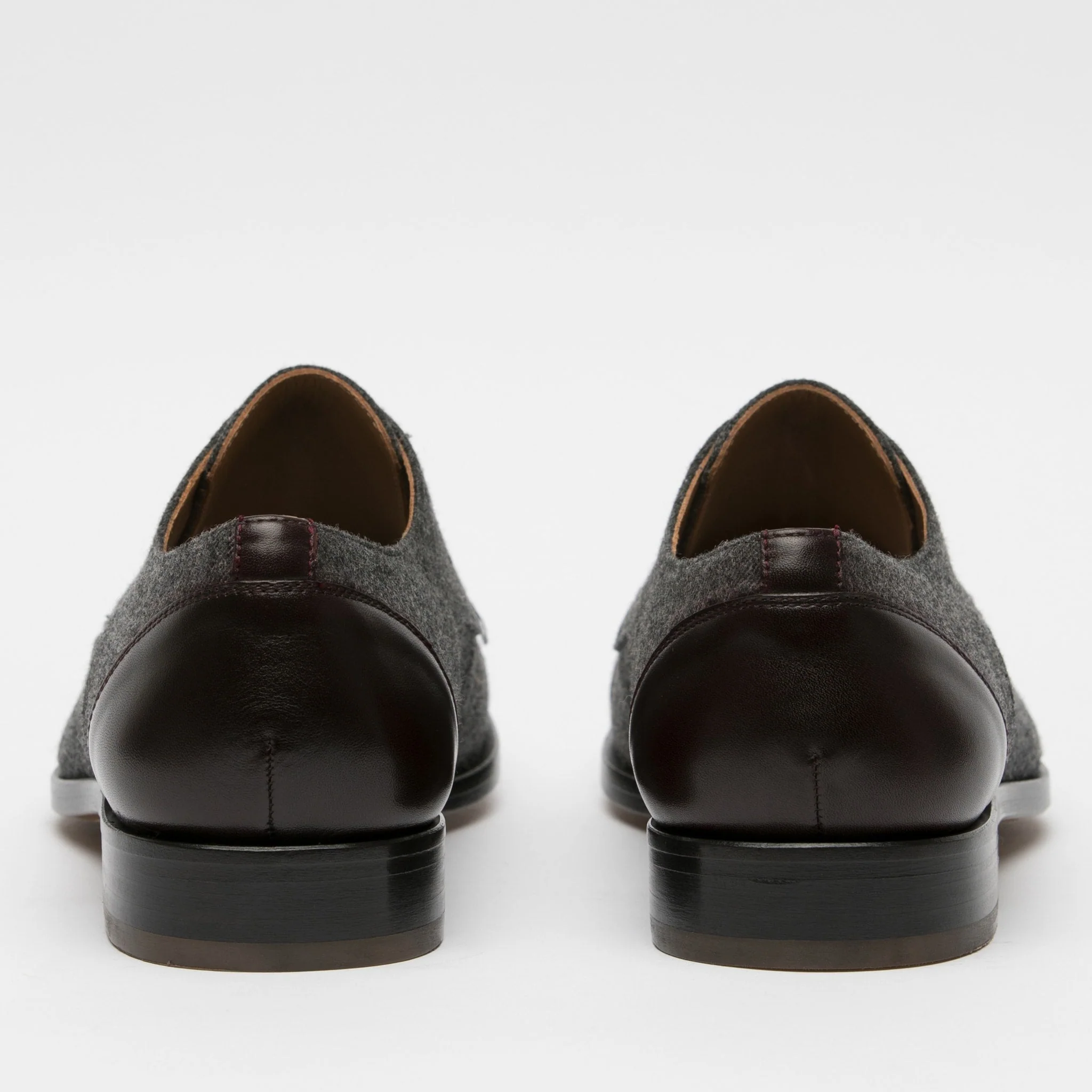 The Jack Shoe in Grey/Oxblood - Image 6