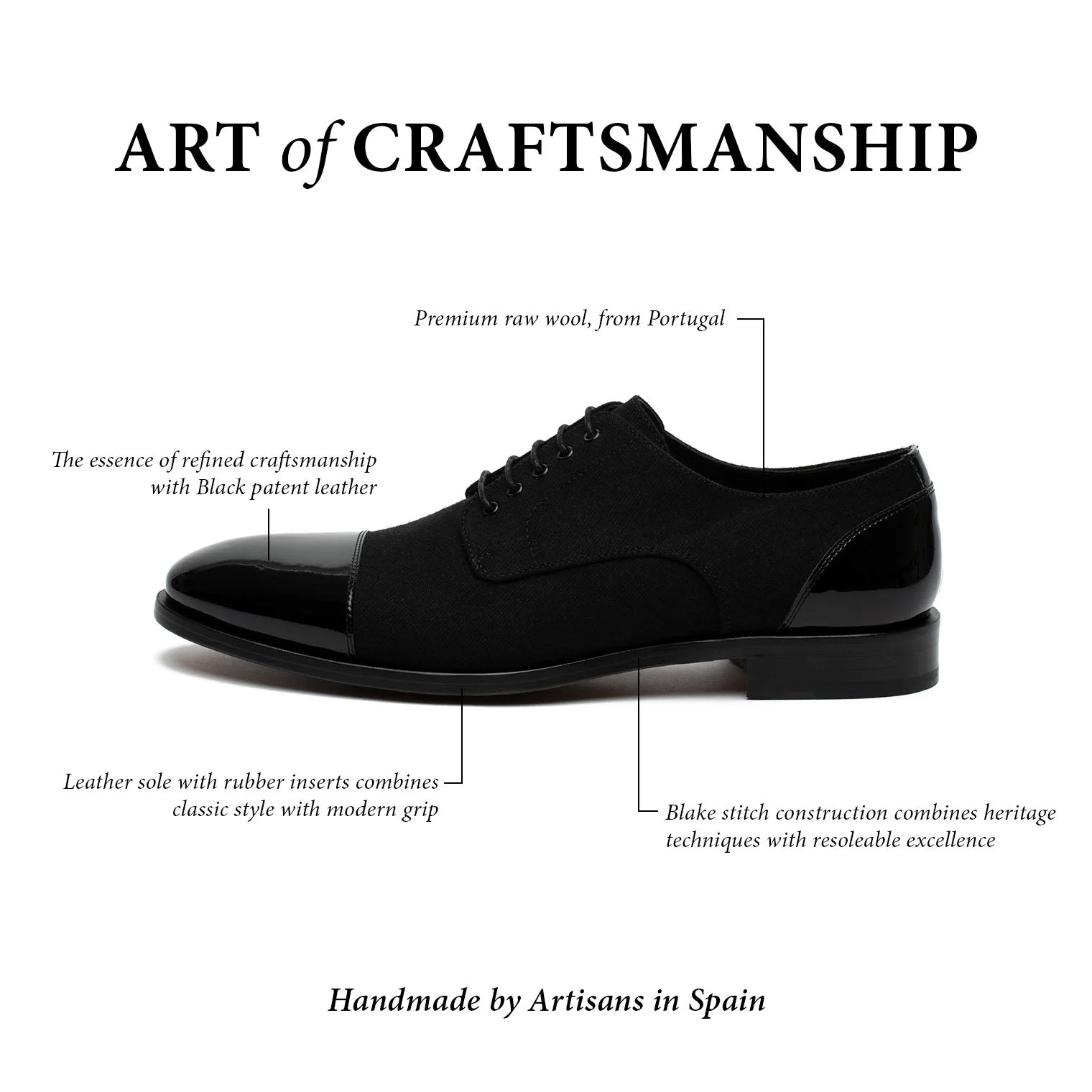 The Jack Shoe in Tux - Image 9
