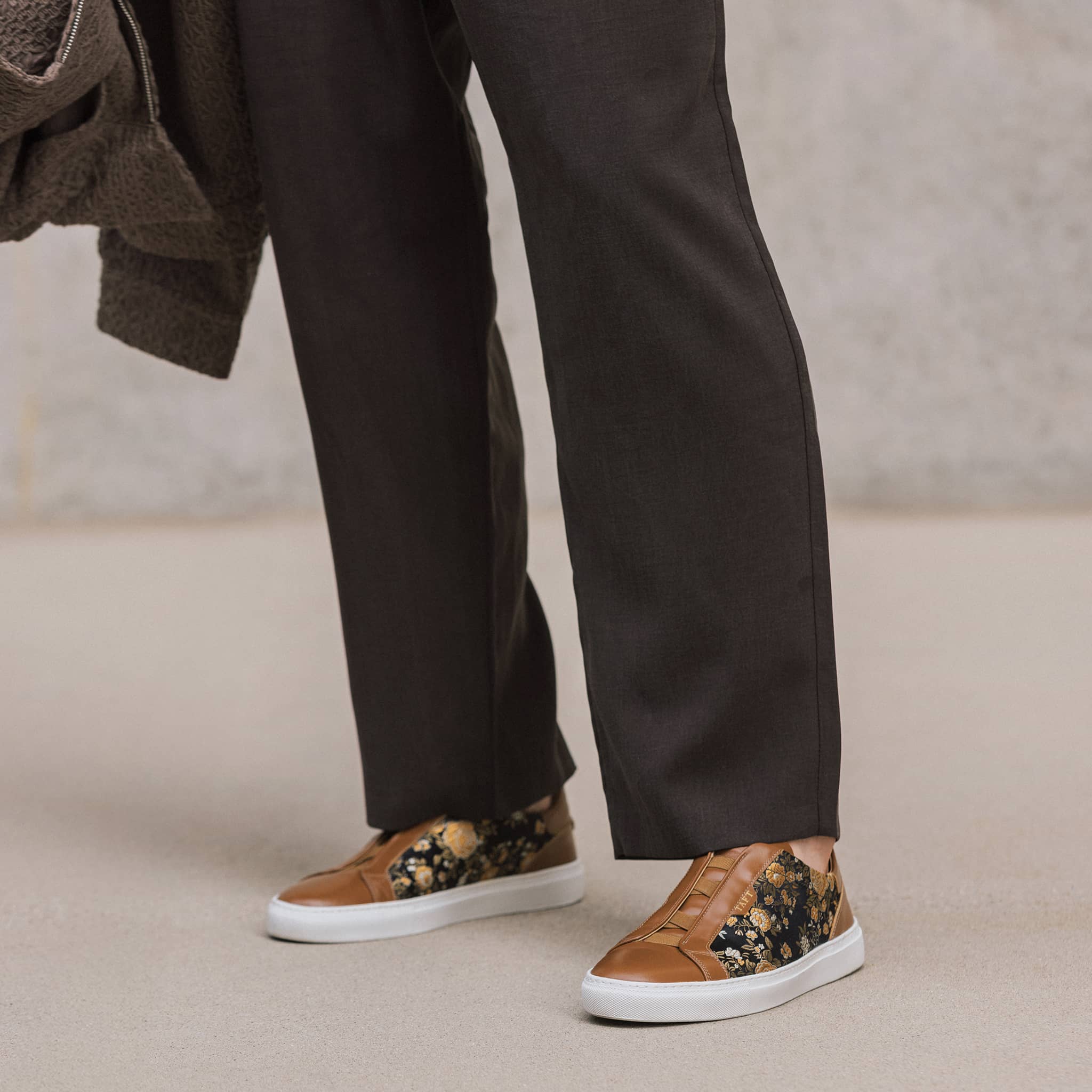 The James Sneaker in Eden Cognac - Image 3