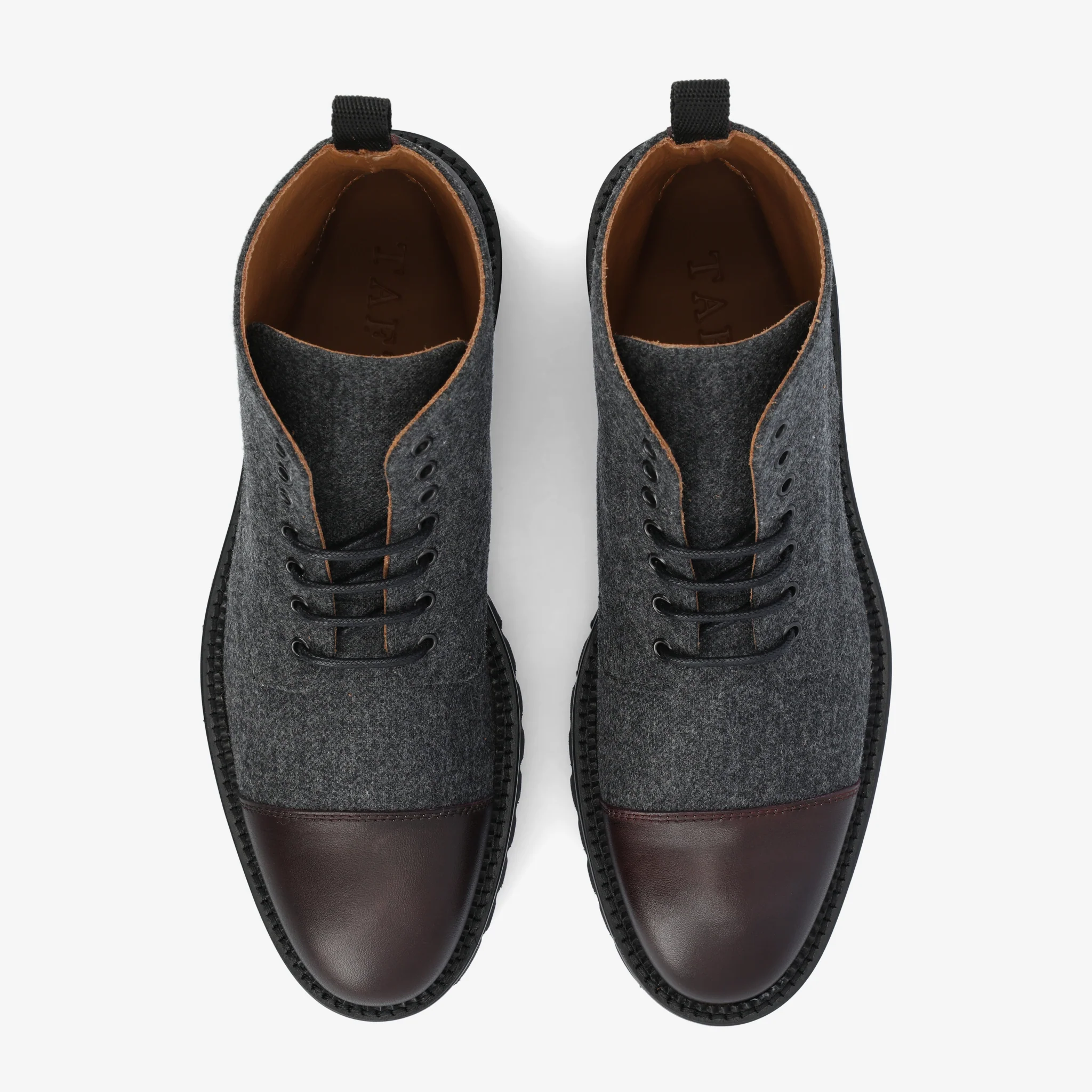 The Jill Boot in Grey/Oxblood (Last Chance, Final Sale) - Image 3
