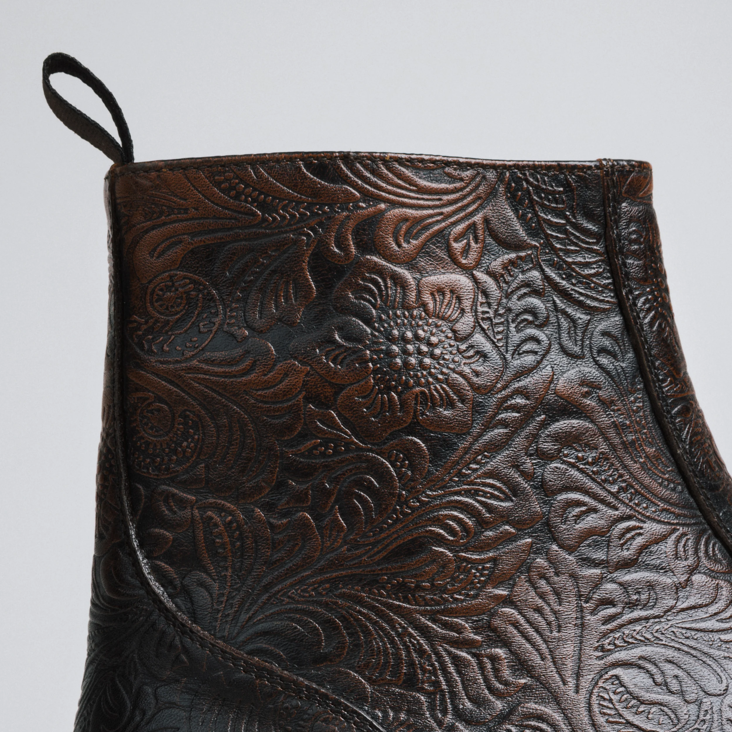 The Lewis Boot in Brown Floral - Image 3
