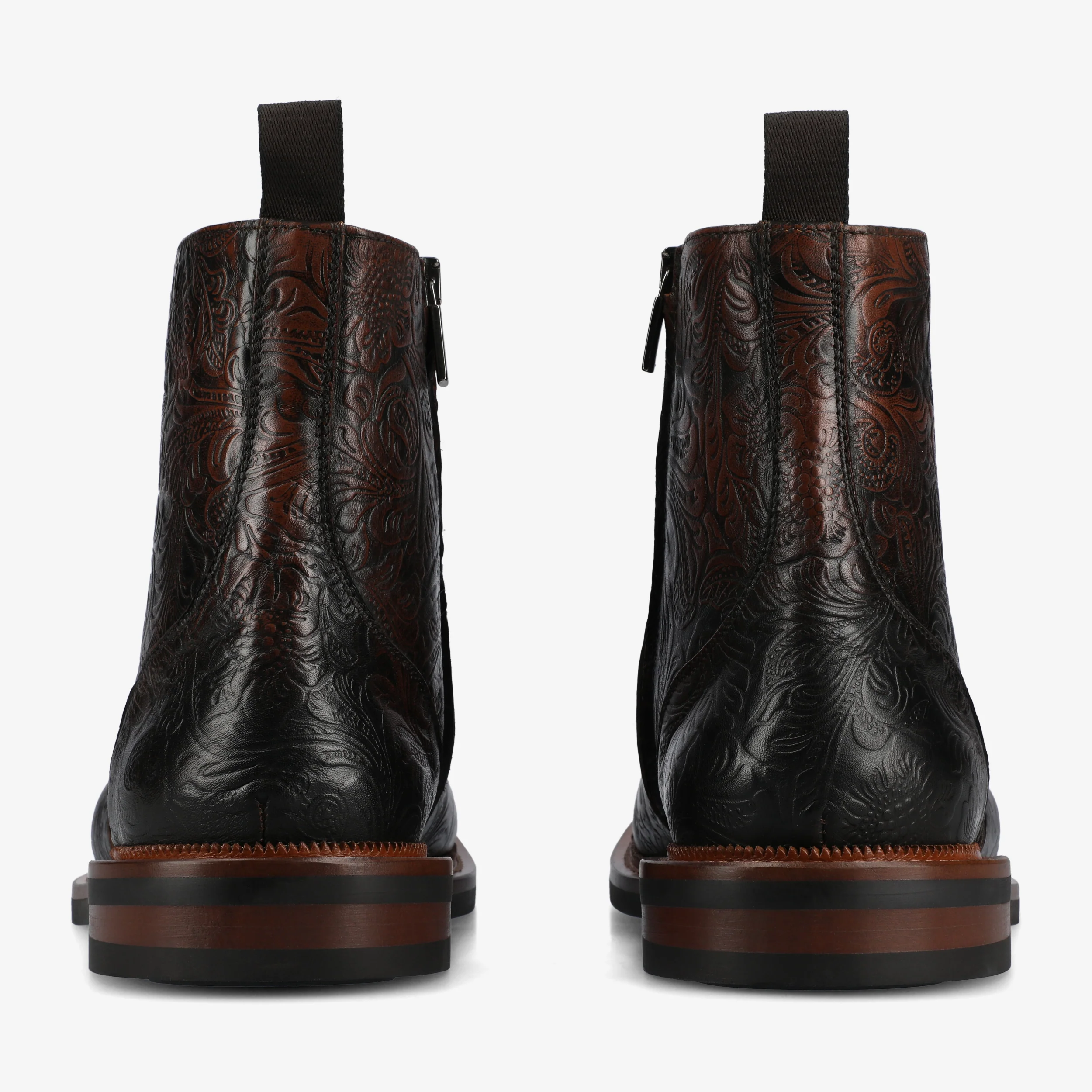 The Lewis Boot in Brown Floral - Image 8