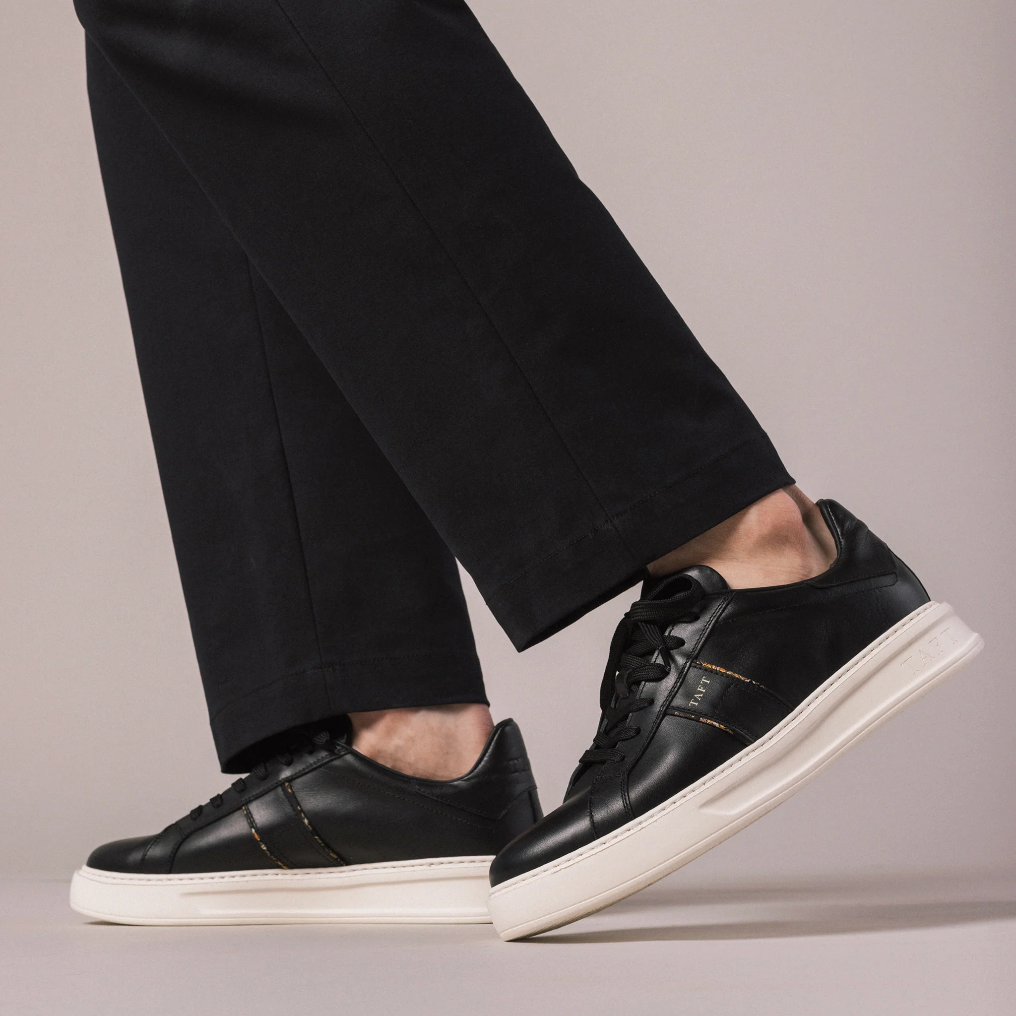 The Logan Sneaker in Black - Image 3