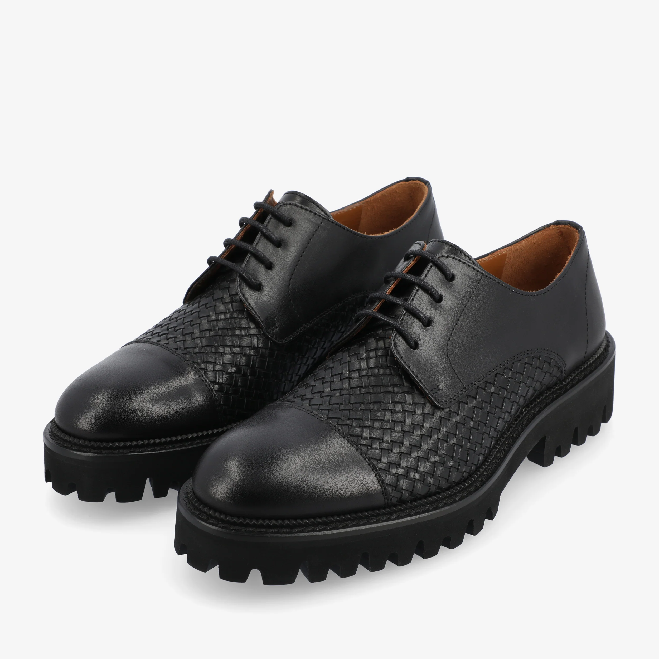 The Lucia Shoe in Black Woven (Last Chance, Final Sale) - Image 3