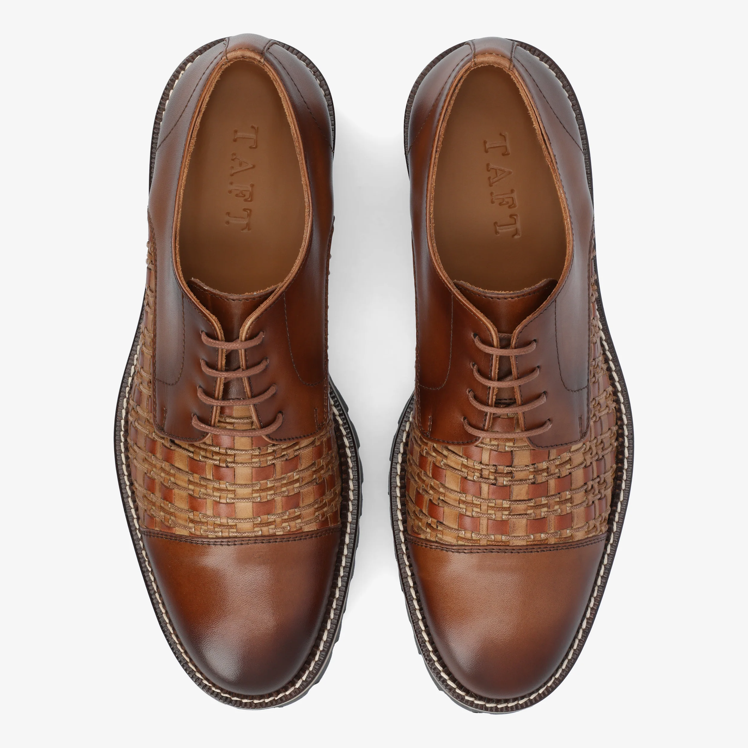 The Lucia Shoe in Brown Woven (Last Chance, Final Sale) - Image 3