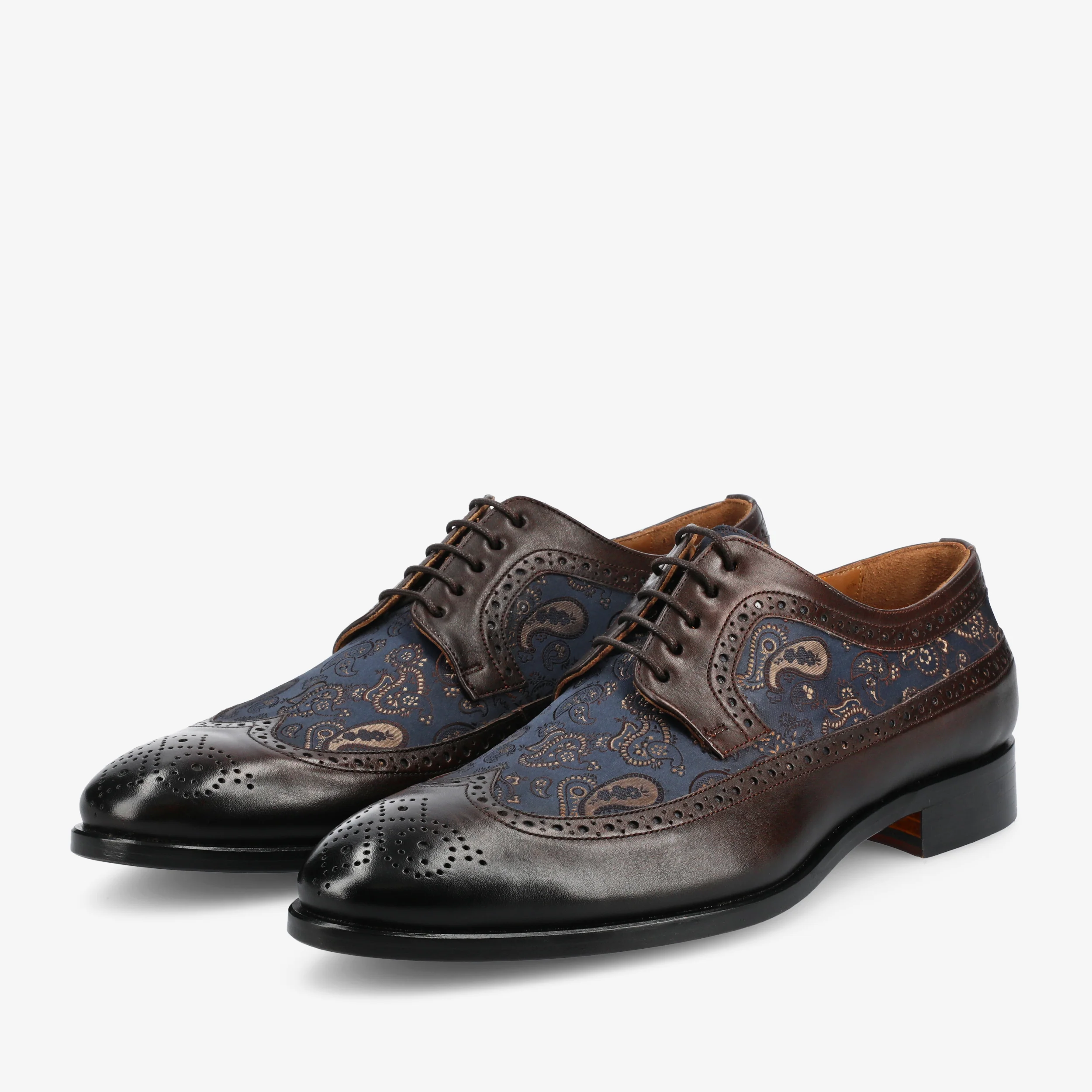 The Preston Shoe in Brown Paisley - Image 4