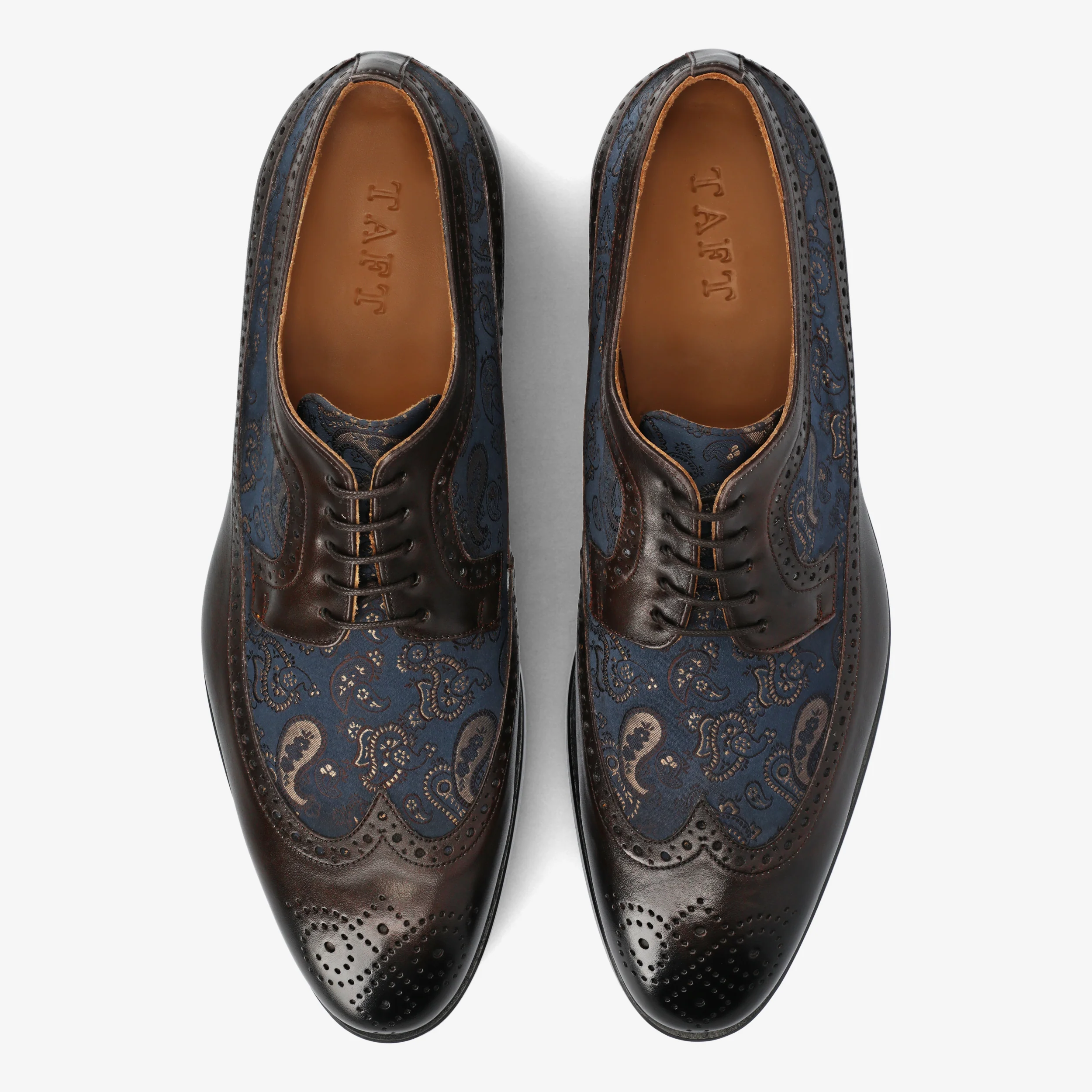The Preston Shoe in Brown Paisley - Image 5