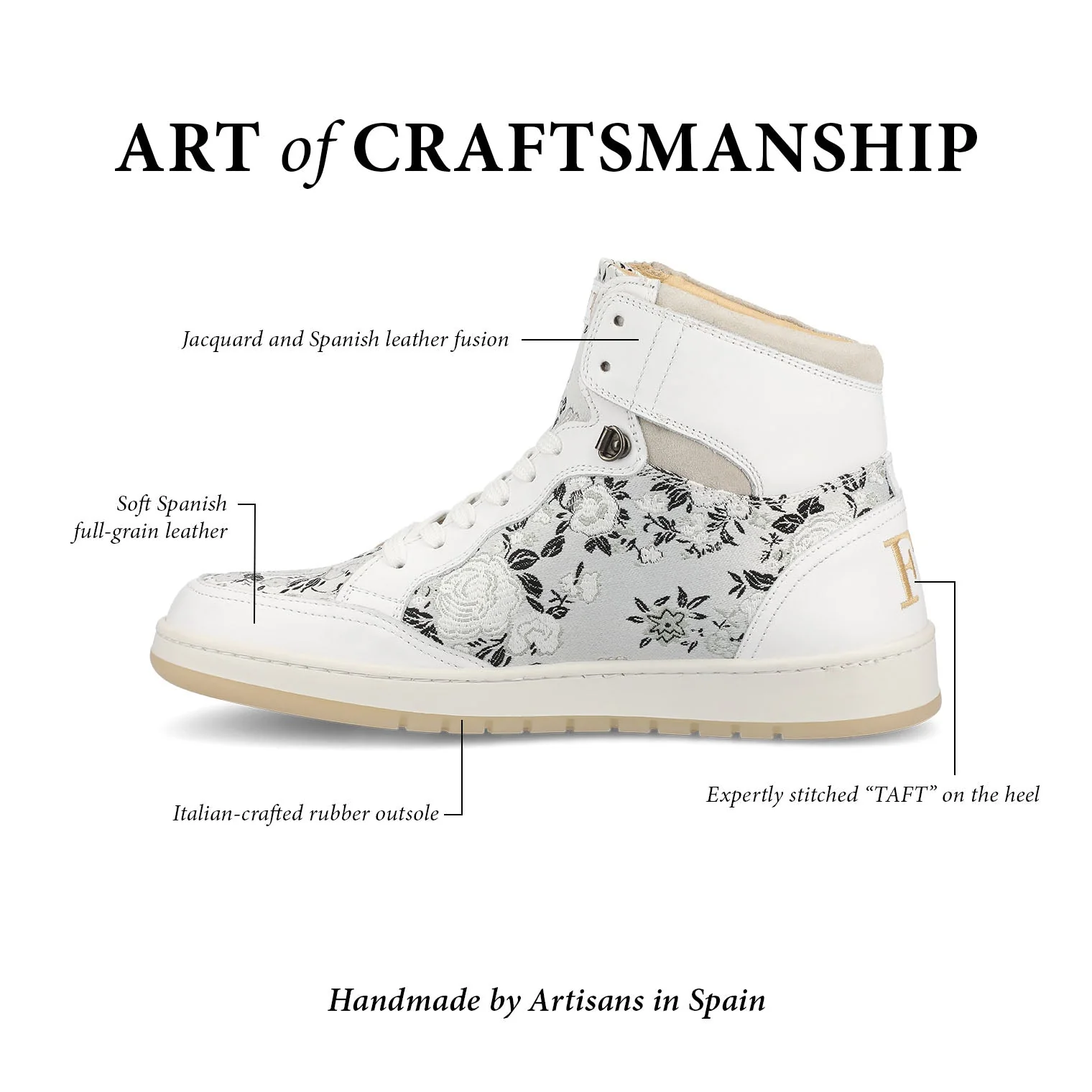 The Rapido High-top Sneaker in Eden Blanc (Last Chance, Final Sale) - Image 8