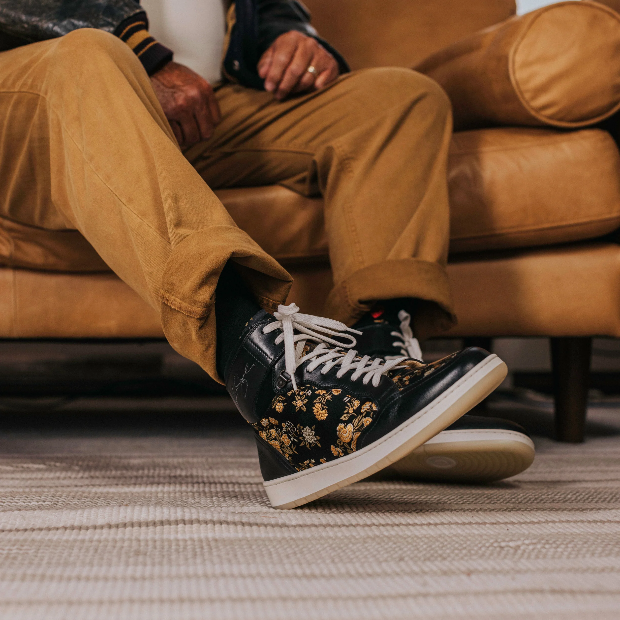 The Rapido High-top Sneaker in Eden Noir (Last Chance, Final Sale) - Image 3
