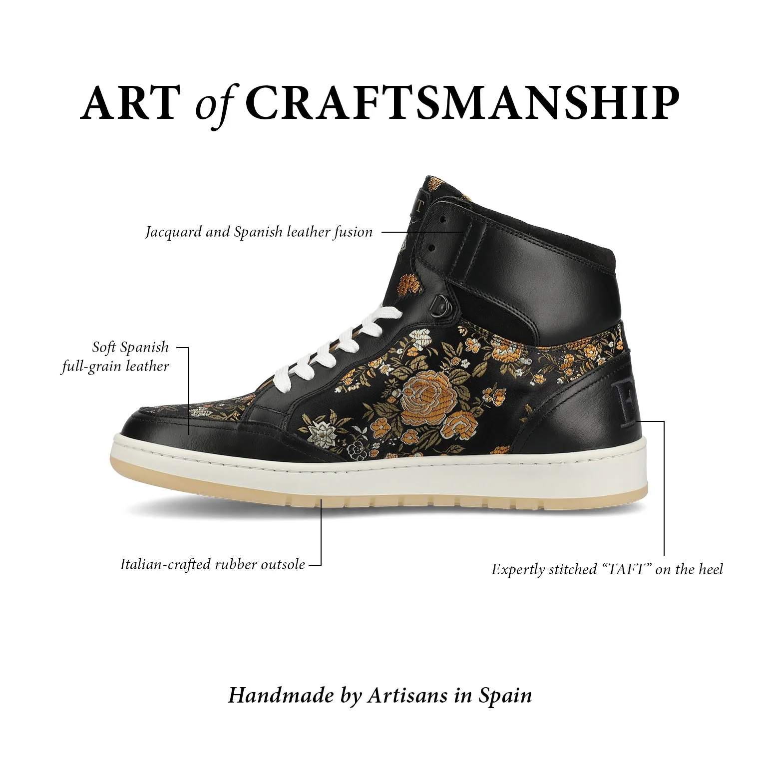 The Rapido High-top Sneaker in Eden Noir (Last Chance, Final Sale) - Image 8