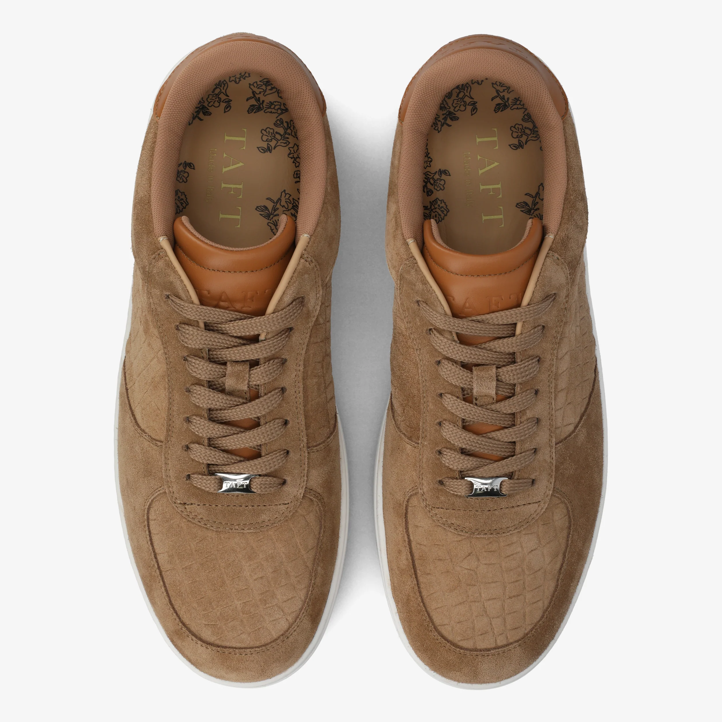The Rapido Low-Top Sneaker in Taupe Suede - Image 3