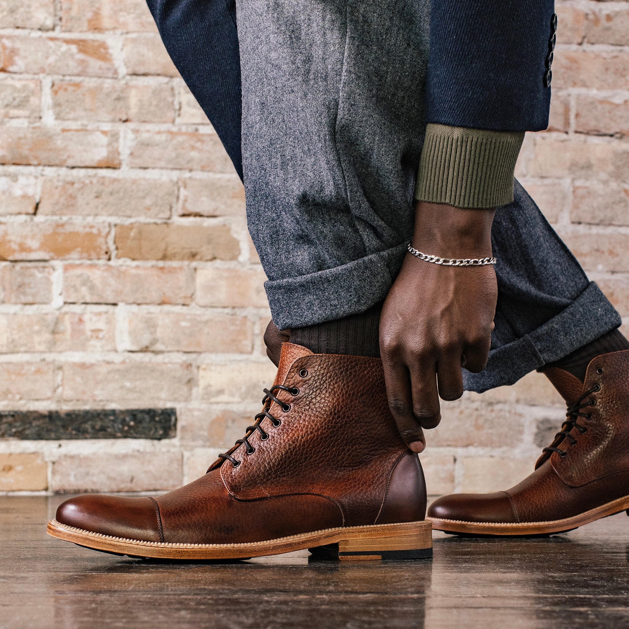 The Rome Boot in Brown - Image 5