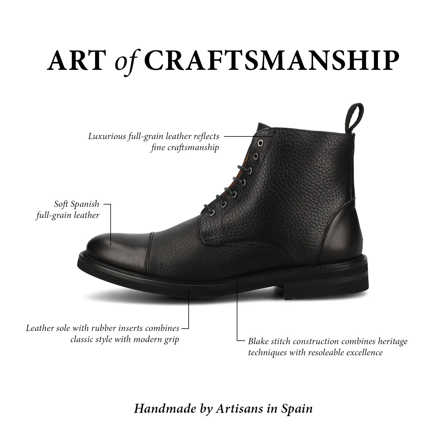 The Rome Boot in Black - Image 8