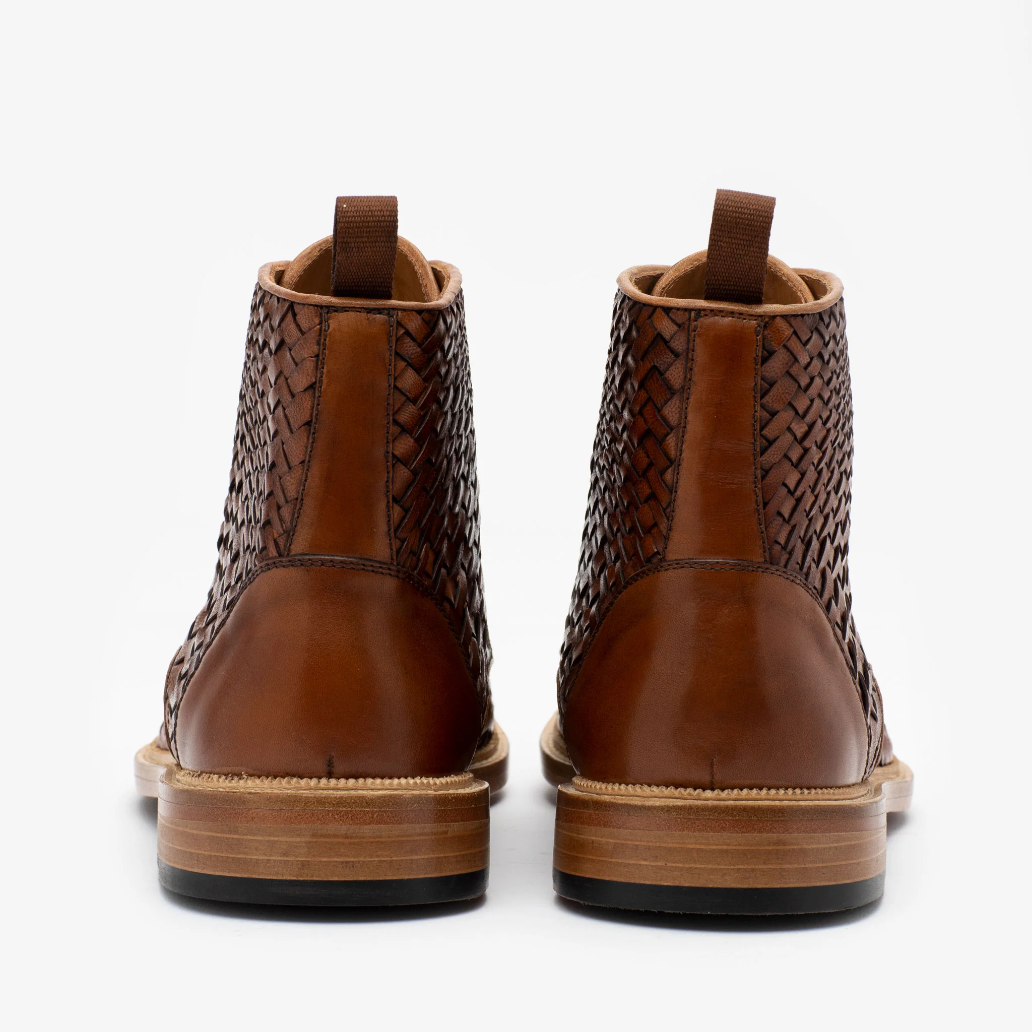 The Rome Boot in Brown Woven (Last Chance, Final Sale) - Image 6
