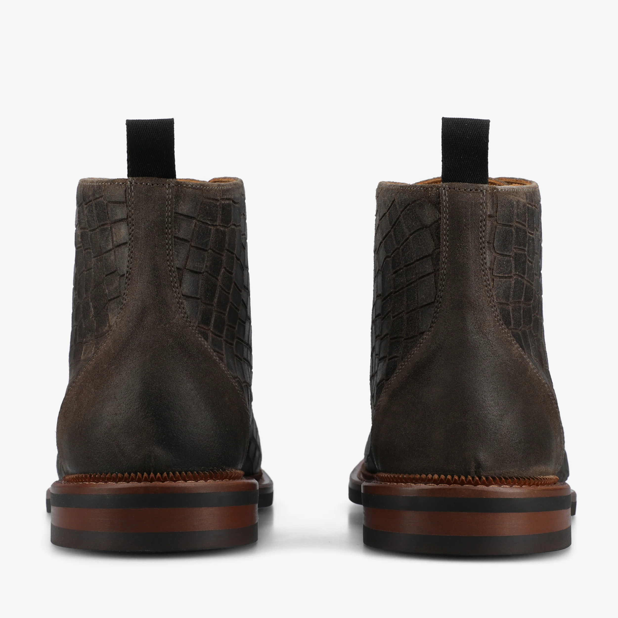 The Rome Boot in Brown Croco - Image 8