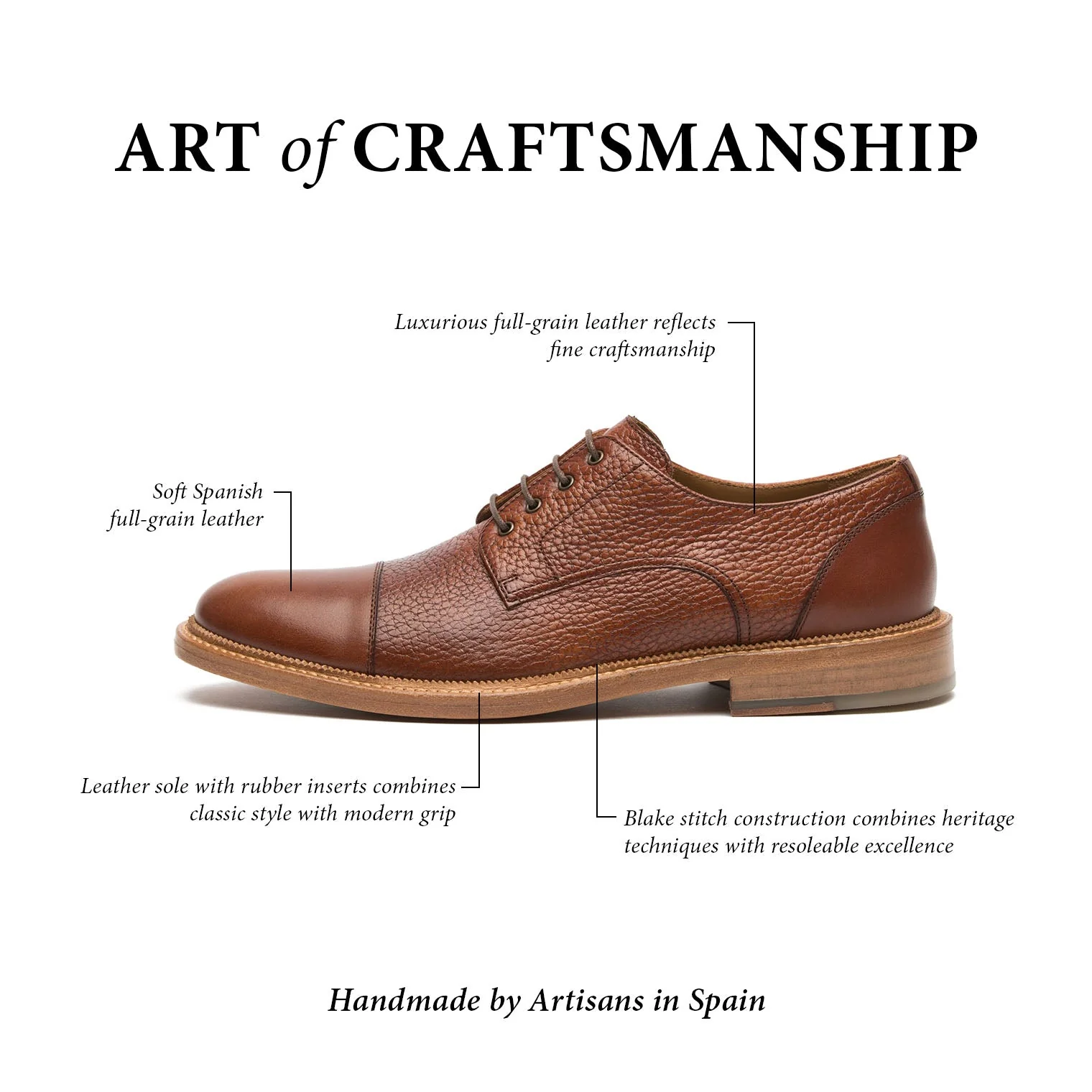 The Rome Shoe in Brown - Image 7