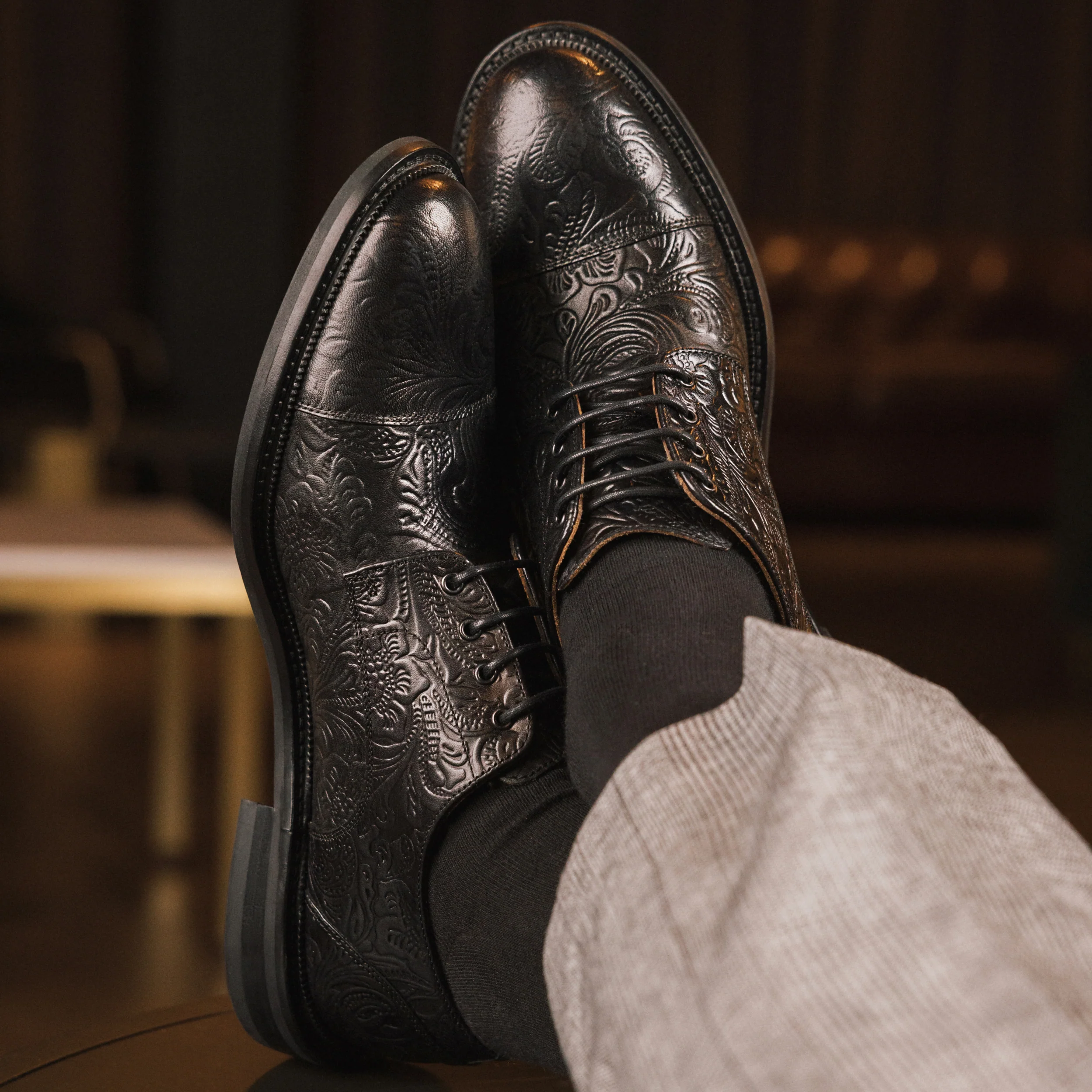 The Rome Shoe in Noir Viejo - Image 4