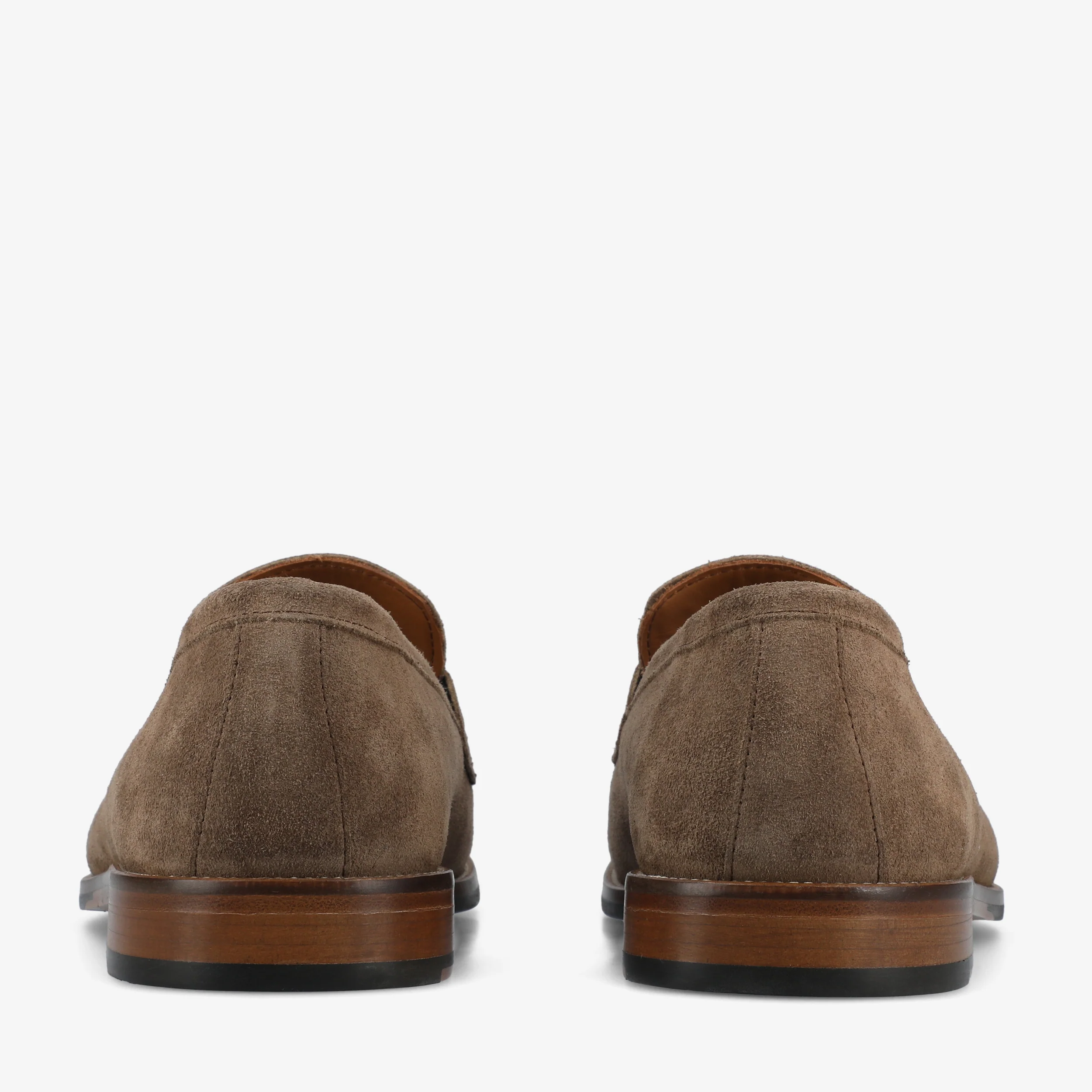 The Sterling Penny Loafer in Taupe Suede - Image 5
