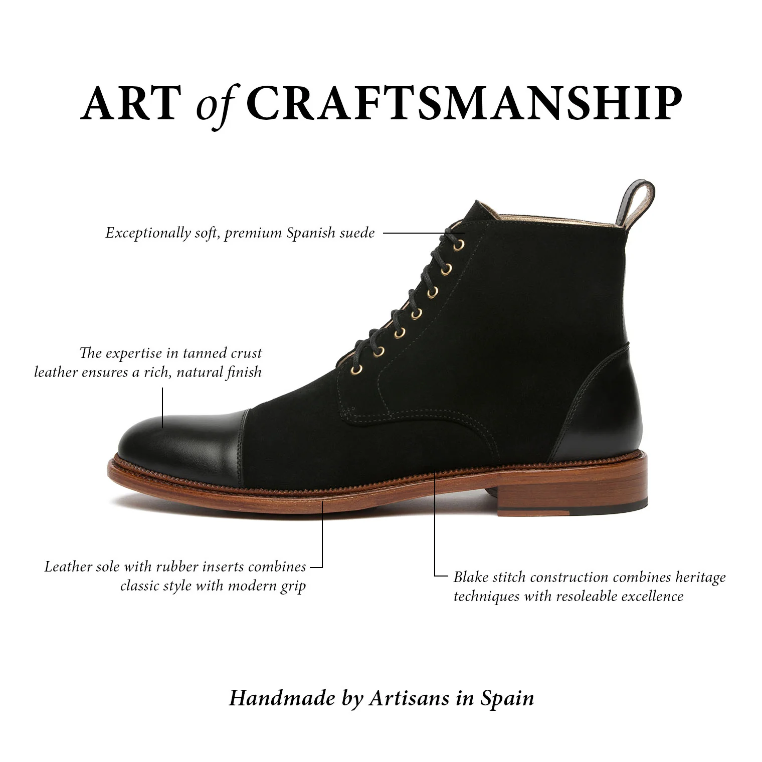 The Troy Boot in Black (Last Chance, Final Sale) - Image 5