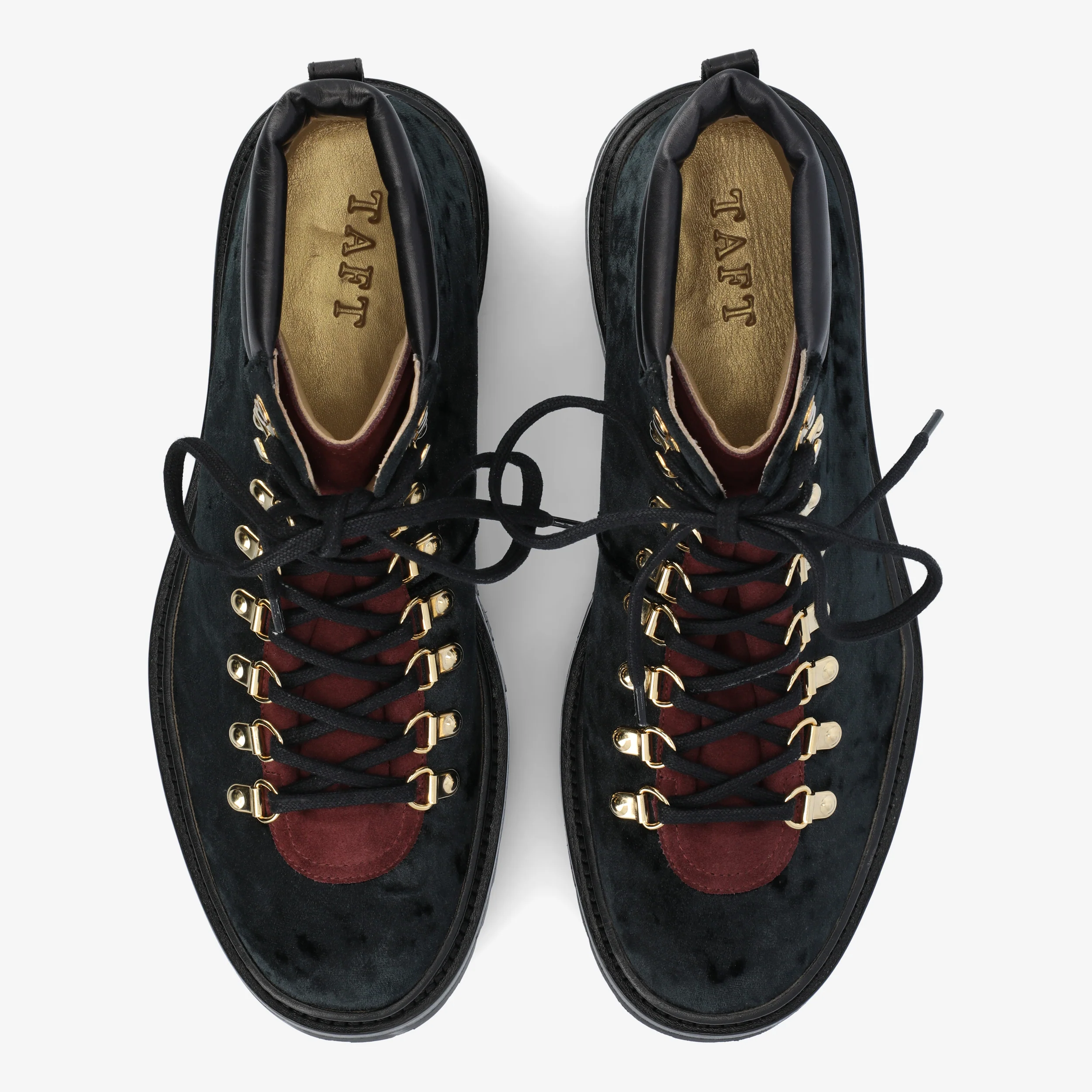 The Viking Boot in Black Velour (Last Chance, Final Sale) - Image 3