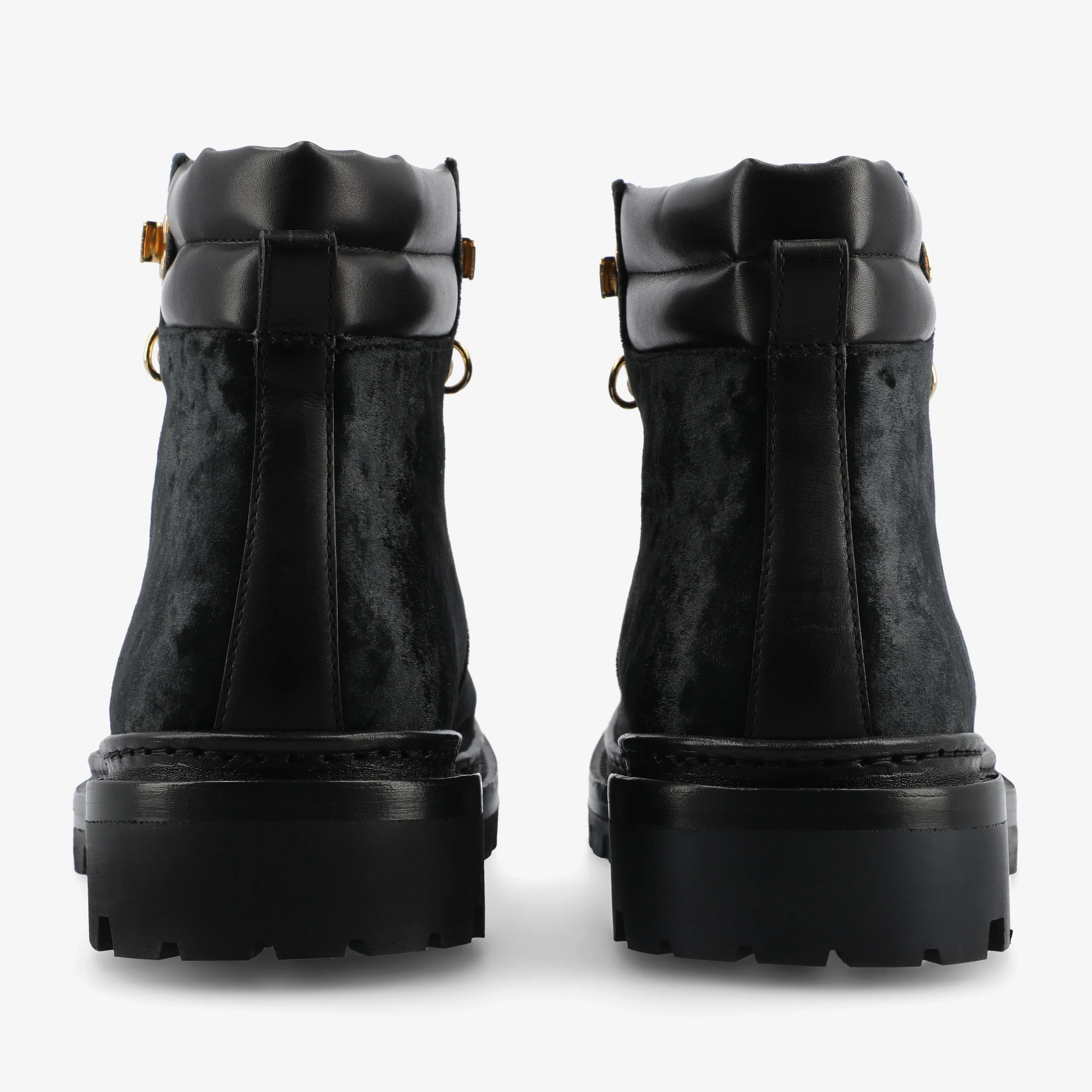 The Viking Boot in Black Velour (Last Chance, Final Sale) - Image 4